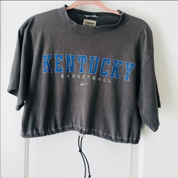 LF Tops - LF - Vintage Furst of a Kind Handmade Crop Tee